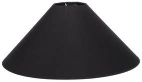 Lampshade S Line Ø50cm Μαύρο Κωνικό Υφασμάτινο S3176-0071