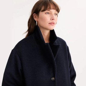 Μακρύ παλτό από μείγμα μαλλιού