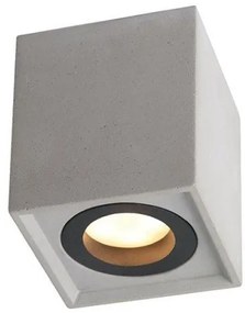 Σποτ Φωτιστικό Οροφής από Τσιμέντο GU10 MONTE 8,5X8,5XH10CM ACA-MK131S10G-Γκρι MK131S10G