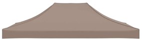 vidaXL Κάλυμμα Τέντας Εκδηλώσεων Taupe 4 x 3 μ. 270 γρ/μ²