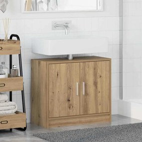 vidaXL Ντουλάπι Μπάνιου Artisan Oak 63 x 29 x 55 cm Επεξεργασμένο ξύλο