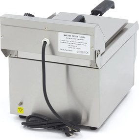 Deep Fryer - 13L - 1 Basket - with Drain Tap