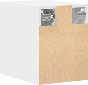 vidaXL Ντουλάπι Τοίχου άσπρο 30x42,5x40 εκ. Επεξεργασμένο Ξύλο