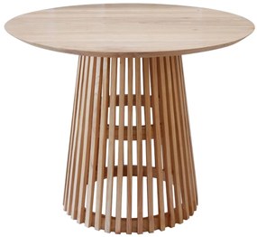 ΤΡΑΠΕΖΙ ΤΡΑΠΕΖΑΡΙΑΣ FRANTZ HM9388.01 ΜΑΣΙΦ ΞΥΛΟ MINDI ΦΥΣΙΚΟ Φ120X78Υ