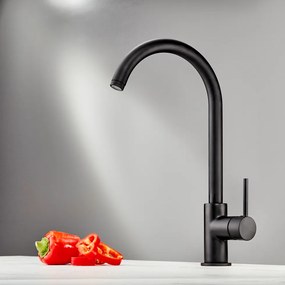 Eurorama Tonda 145528 Black Matt - Μπαταρία Κουζίνας