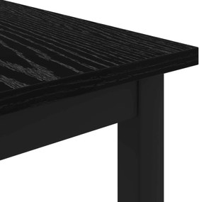 vidaXL Τραπεζάκι σαλονιού Μαύρη Οξυά 100 x 50 x 45 cm
