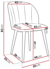 Καρέκλα Nil S100-Mple