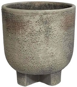 Κασπώ Με Πόδια 06-20139 Φ17x19cm Grey Marhome Κεραμικό