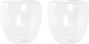 Σετ ποτηριών DKD Home Decor Διαφανές Κρυστάλλινο Βοροπυριτικό γυαλί 250 ml