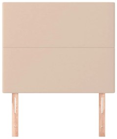 vidaXL Κεφαλάρια Κρεβατιού 2 τεμ. Καπουτσίνο 80x5x78/88 εκ. Συνθ.Δέρμα