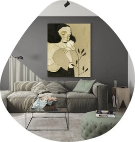 Καθρέπτης Τοίχου Μαύρο BESSO 60x2,2x60