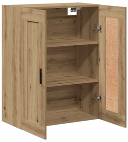 vidaXL Ντουλάπι Τοίχου Αρτισιανή Δρυς 69,5x34x90 εκ. από Επεξεργ. Ξύλο