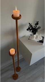 Stewehome Σετ 2 τεμαχίων ξύλινα κηροπήγια 120x80 cm