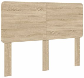 vidaXL Κρεβάτι Αποθήκης Δρύς Sonoma 150 x 200 cm Επεξεργασμένο ξύλο