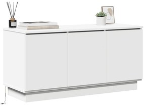 vidaXL Κάστρο Τηλεόρασης Λευκό 100x38x49 εκ. Επεξεργασμένο Ξύλο