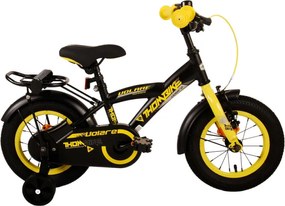 Thombike 12 Inch 21,5 cm Boys Coaster Brake Black/Yellow