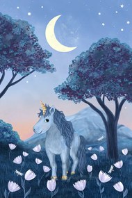 Εικονογράφηση Moonlight Unicorn, EMELIEmaria