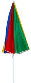 Ομπρέλα παραλίας Muhler U5037 651449, 180x180 cm, Χωρίς βάση, Βραχίονας σπασίματος, 8 πλευρές, Ποικιλία