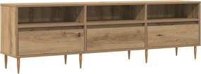 vidaXL Έπιπλο Τηλεόρασης τεχνίτης Δρυς 150x30x44,5 εκ.