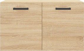 vidaXL Ντουλάπι Τοίχου Sonoma Δρυς 60x36,5x35 εκ. Επεξεργασμένο Ξύλο