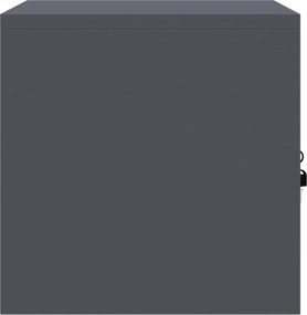vidaXL Ντουλάπι αποθήκευσης Ανθρακί 60 x 40 x 40 εκ. Ατσάλι