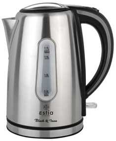 ESTIA ΒΡΑΣΤΗΡΑΣ BLACK &amp; INOX ΑΝΟΞΕΙΔΩΤΟΣ 2200w 1.7lt