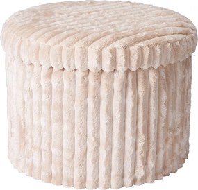 Σκαμπό Με Αποθηκευτικό Χώρο (Φ43x32.5) K-M Beige AAE447790