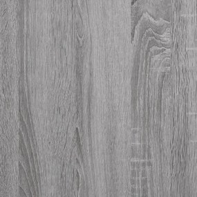vidaXL Βιβλιοθήκη Γκρι Sonoma 45 x 24 x 160 εκ. από Επεξεργασμένο Ξύλο