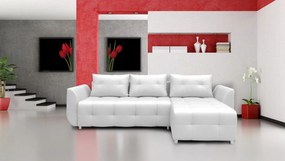 Γωνιακός καναπές Marten-Λευκό