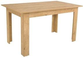 Τραπέζι Boston 308, Burlington δρυς, 78x80x138cm, 24 kg, Πλαστικοποιημένη μοριοσανίδα | Epipla1.gr