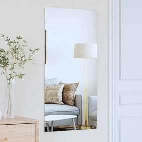 vidaXL Καθρέφτης τοίχου Ορθογώνιος 50 x 100 cm σκληρυμένο γυαλί