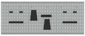 vidaXL Αποθηκευτική Παγκάκια 3 pcs Γκρι 150 x 1 x 60 εκ