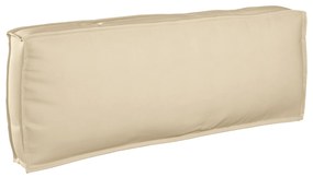 vidaXL Μαξιλάρι Πλάτης Μπεζ 120x40x12 εκ. Ύφασμα Oxford