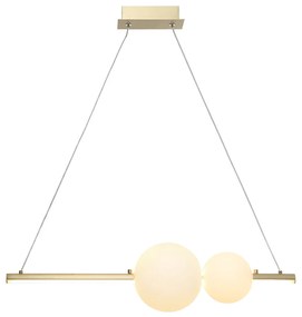 Φωτιστικό Οροφής LED Dimmable Zambelis 22108 Gold Matt