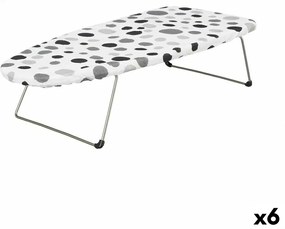 Σιδερώστρα Kipit Λευκό Μαύρο Μέταλλο Ύφασμα Πόντοι Επιφάνεια εργασίας (x6)