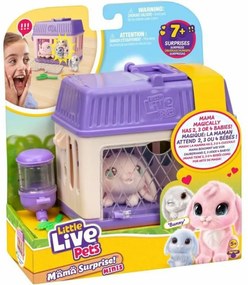 Αρκουδάκι Little Live Pets Mama Surprise Rabbits Ροζ Rose Αθλητική μπλούζα Κουνέλι