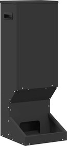 vidaXL Ταΐστρα ελαφιών Μαύρο 28 x 30 x 80 εκ. 3 kg