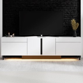 Έπιπλο Τηλεόρασης Λευκό LEEGE 180x32x50