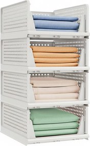 Κουτιά Αποθήκευσης 4τμχ Songmics LPC400WZ01