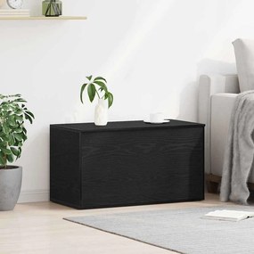 vidaXL Κουτί αποθήκευσης Μαύρη δρυς 84 x 42 x 46 cm Επεξεργασμένο ξύλο