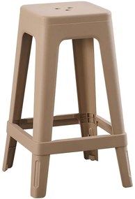 Σκαμπό Zeb HM6128.05 35x35x65cm Cappuccino