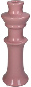 Κηροπήγιο ArteLibre Ροζ Κεραμικό 8x8x24cm-05155200
