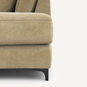 Γωνιακός καναπές βελούδο stonewashed, Marsile