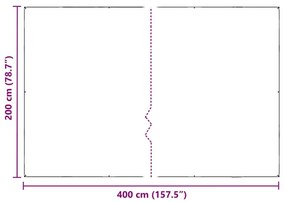 Κάλυμμα φυτών με οπές 2x4 m PVC