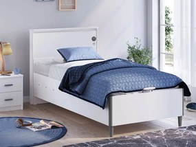 Παιδικό κρεβάτι με αποθηκευτικό χώρο WHITE WH-1313-1707 USB CHARGING (1.00Χ2.00)