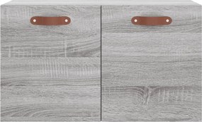 vidaXL Ντουλάπι Τοίχου Γκρι Sonoma 60x36,5x35 εκ. Επεξεργασμένο Ξύλο