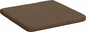 vidaXL Μαξιλάρια καθισμάτων 4 pcs Καφέ 40 x 40 x 3 cm ύφασμα