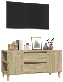 vidaXL Έπιπλο Τηλεόρασης Sonoma Δρυς 102x44,5x50 εκ. Επεξ. Ξύλο