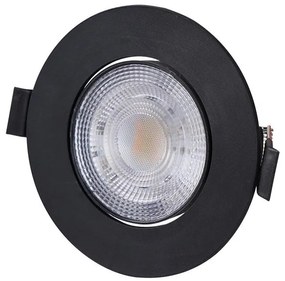 Adeleq Σποτ LED Ψευδοροφής Κινητό Στρογγυλό 3W/5W/7W CCT 38° Μαύρο 21-2719