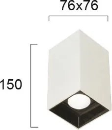 Σποτ Μονόφωτο LED Viokef Glam White 4240500
